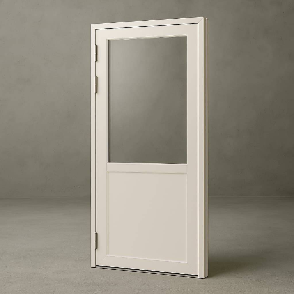 Balkongdør Fjordvindu Solid Aluminium 3-Lags