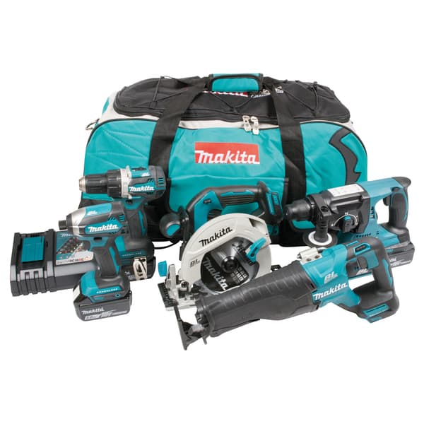 Makita kombosett DLX5032T 5-PK 18V m/2 stk batterier