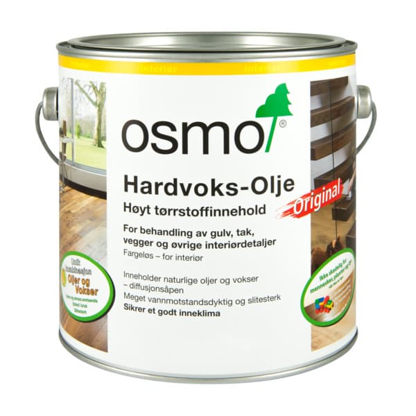Osmo hardvoksolje klar matt 3062 2,5 liter