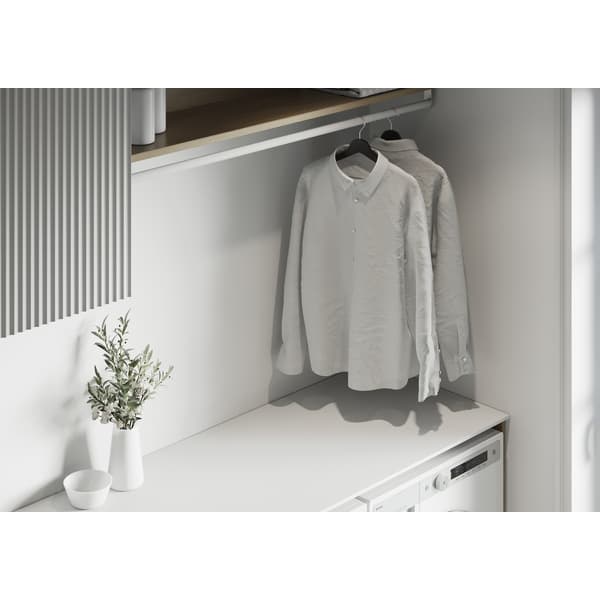 Baderomsplate 110 Hvit Silke Tall