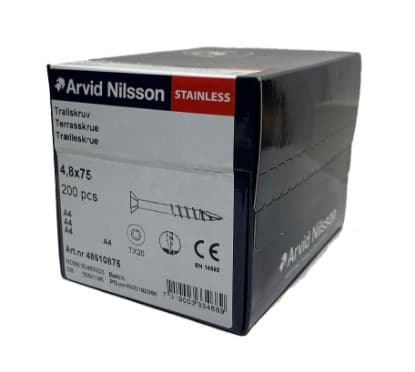 A4-4,8X75 TERRASSESKRUE SYREFAST A200