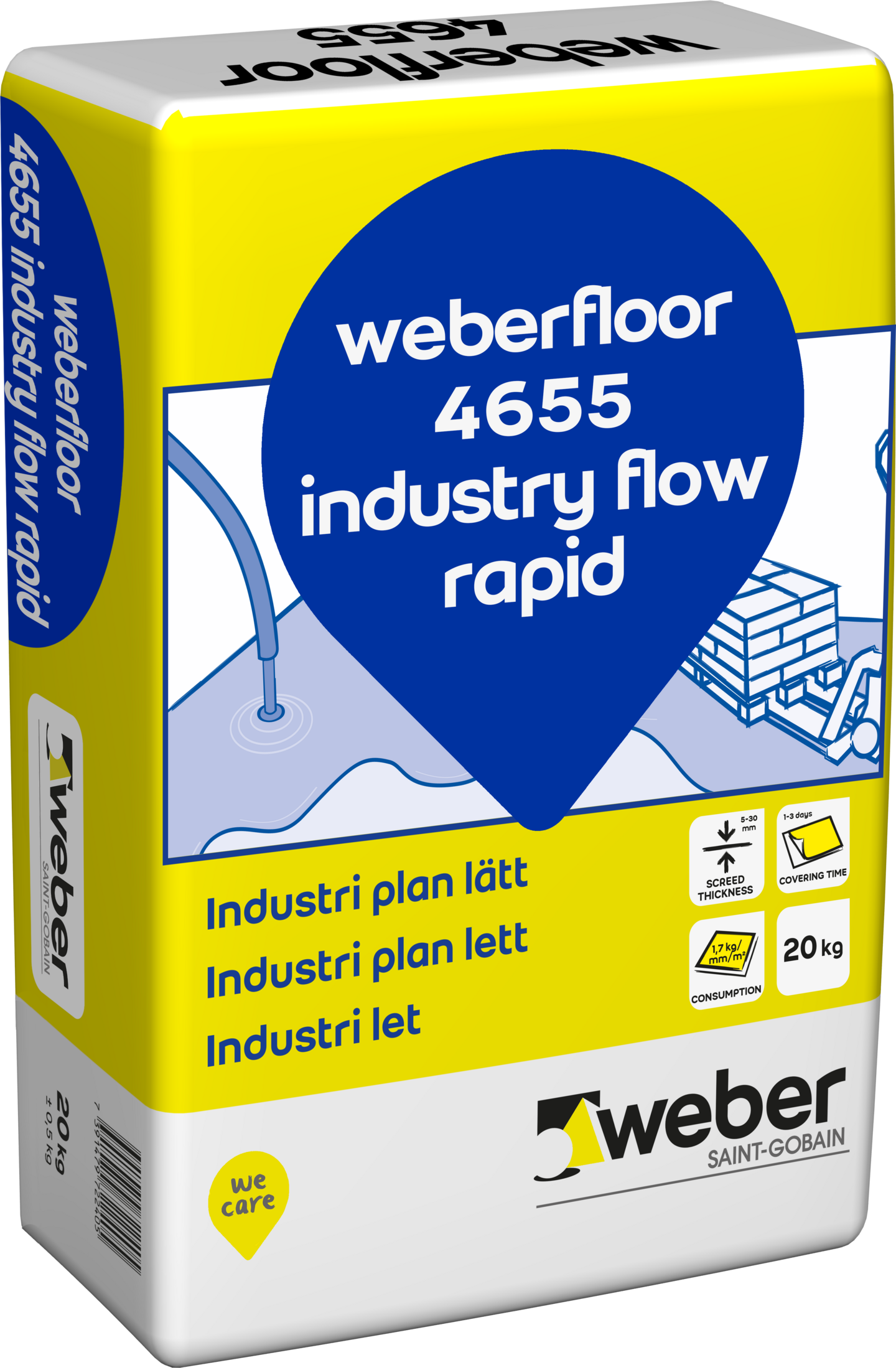 AVR.MASSE 4655 INDU FLOW RAPID 20KG