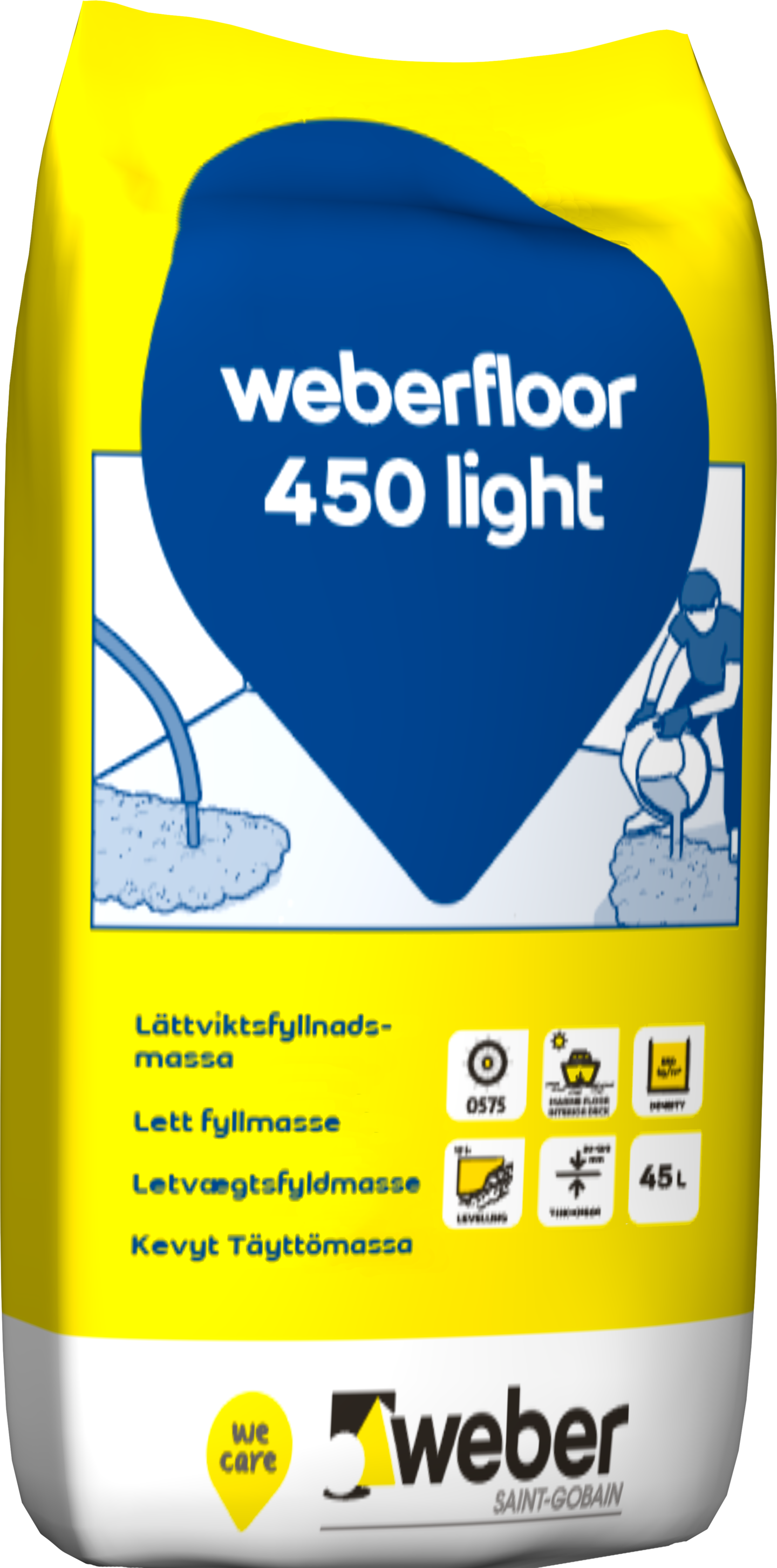 AVR.MASSE FLOOR 450 LIGHT 45LTR