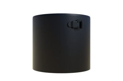 BEKLEDNINGSRØR Ø125 220X200 SVART