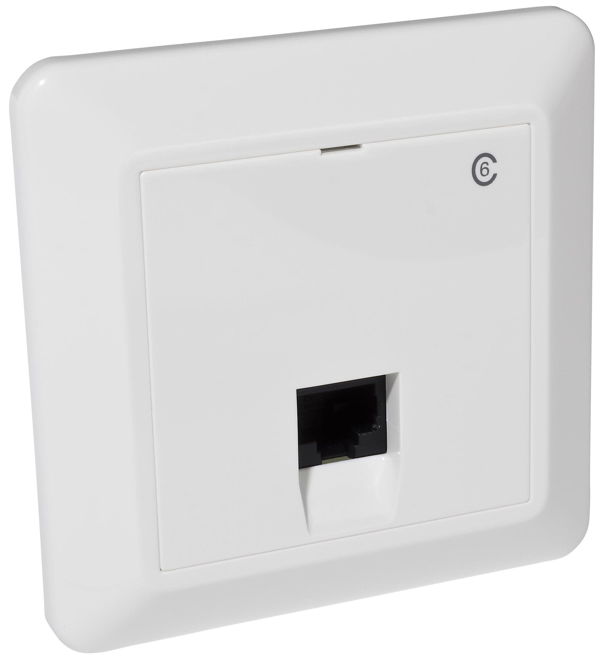 Data-/teleuttak, innfelt 1x8, kat 6, uskjermet