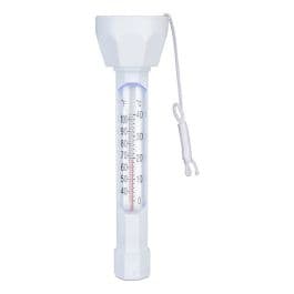 BASSENGTERMOMETER MED LEDNING 22,2CM HVIT