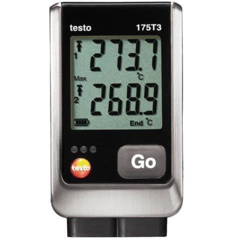 Testo 175 T3 Datalogger temperatur, 2 kanaler